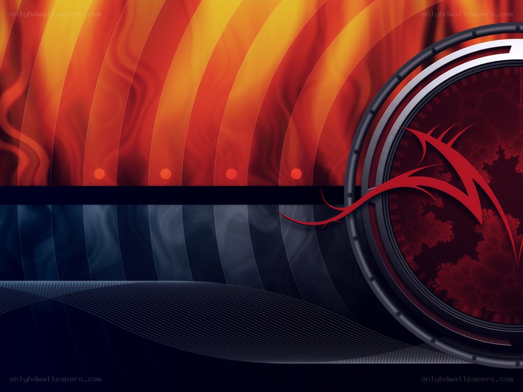 Abstract red and blue digital art