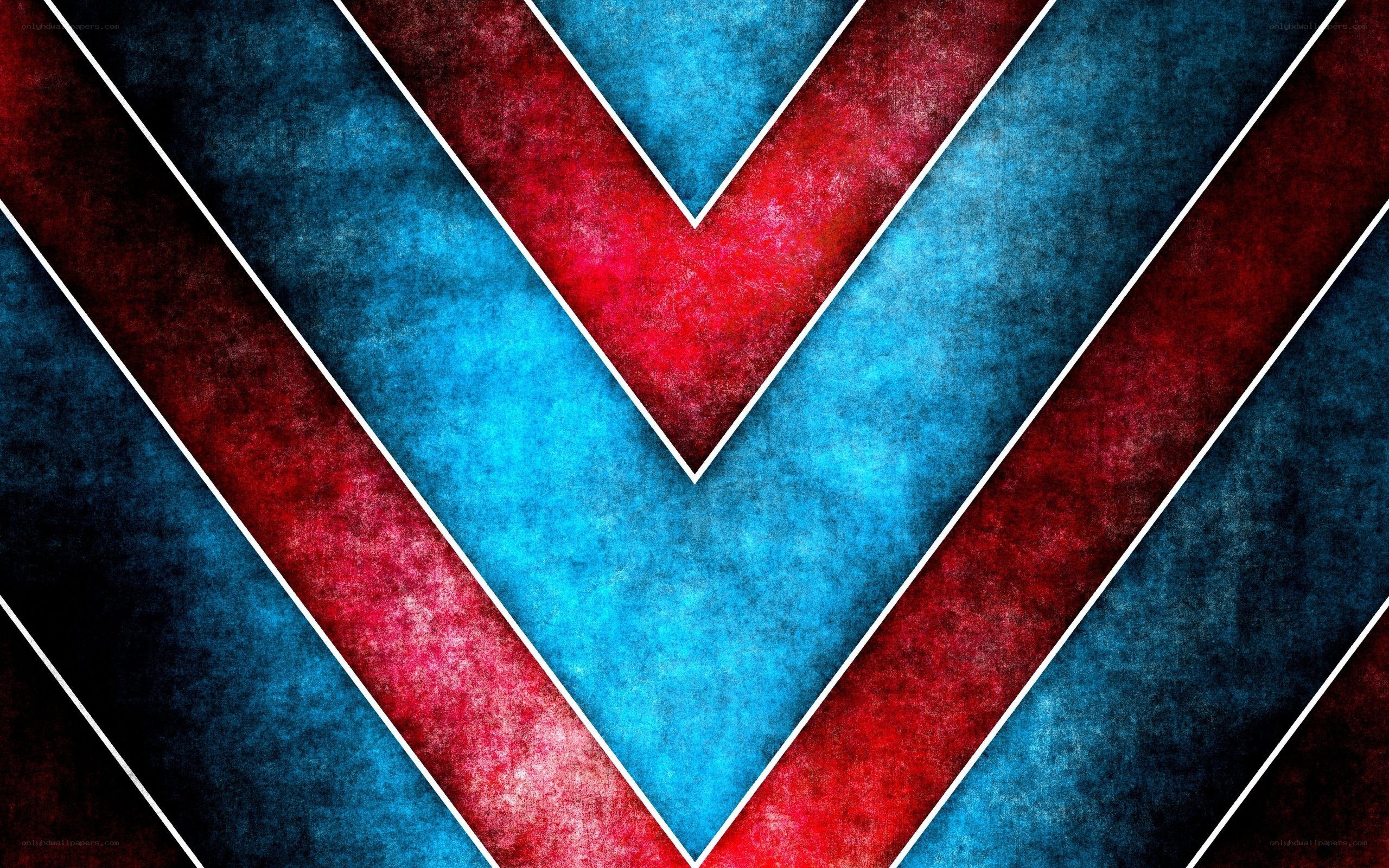 abstract red and blue geometric pattern