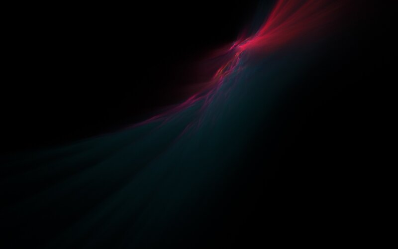 Abstract red and blue light streaks