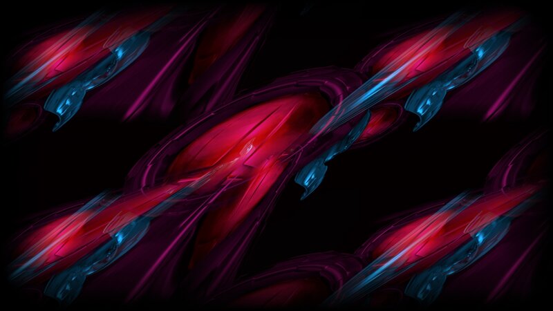 Abstract red and blue motion