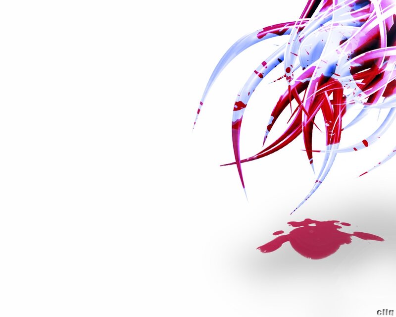 abstract red and blue splatter