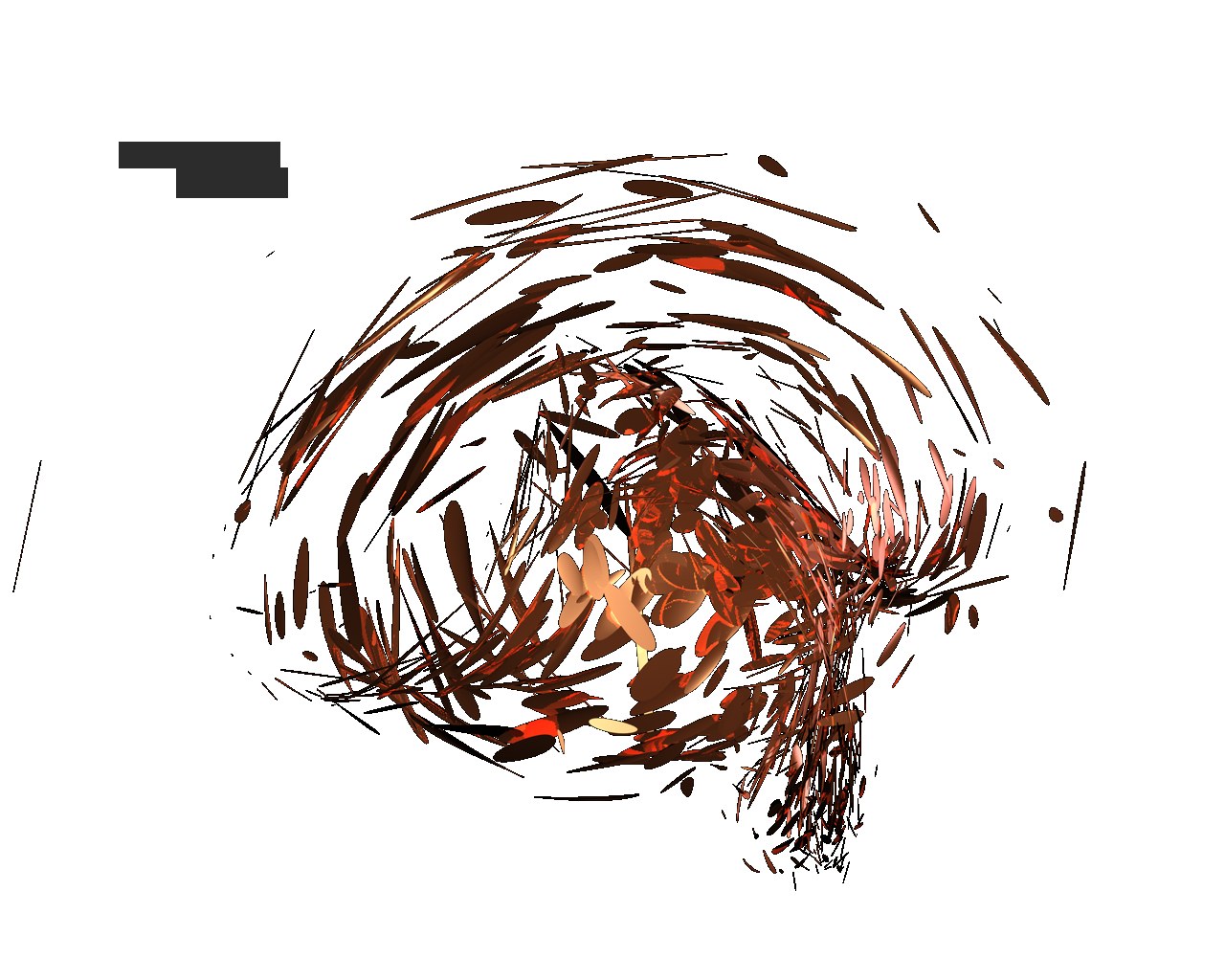 abstract red and brown swirl