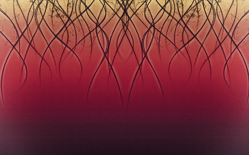 Abstract red and gold pattern
