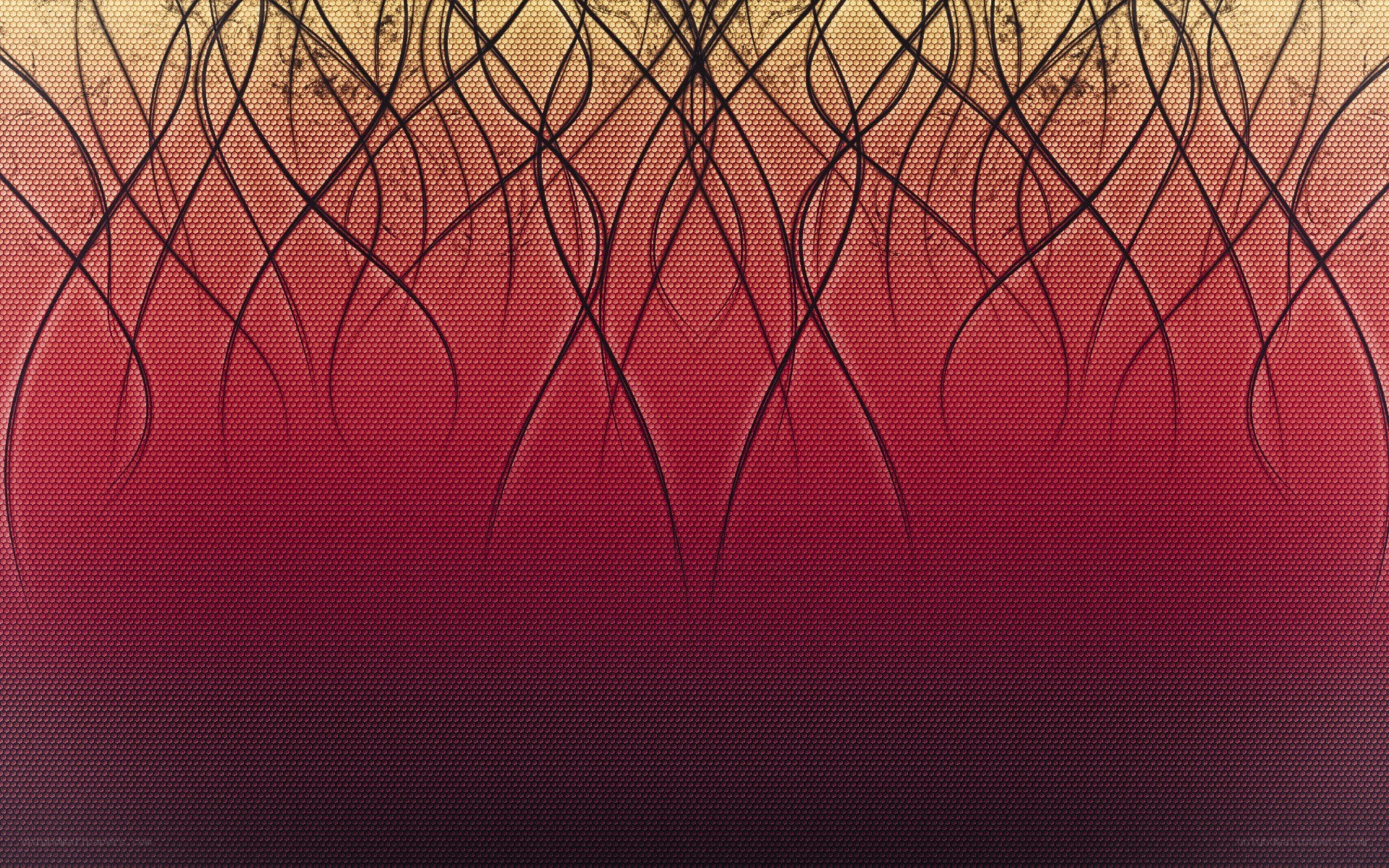 Abstract red and gold pattern