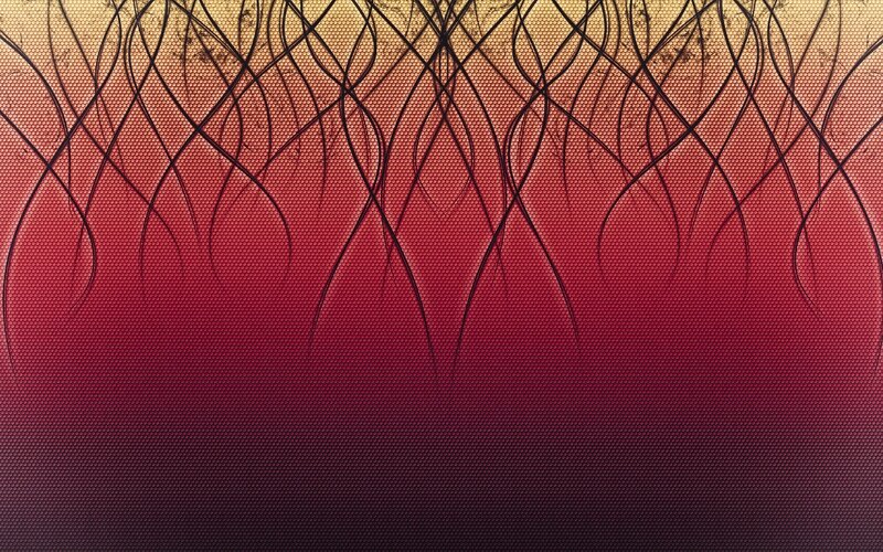 Abstract red and gold pattern