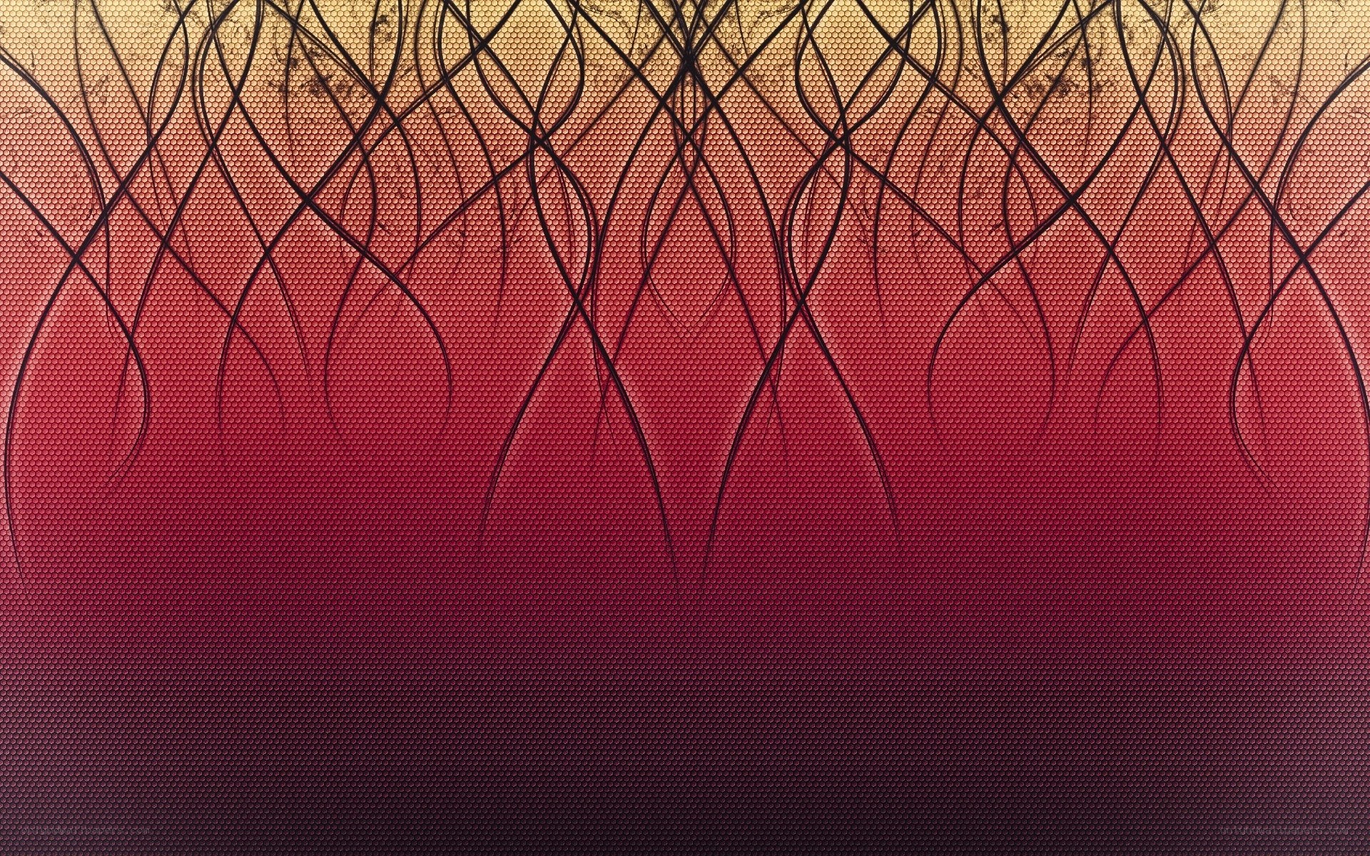 Abstract red and gold pattern
