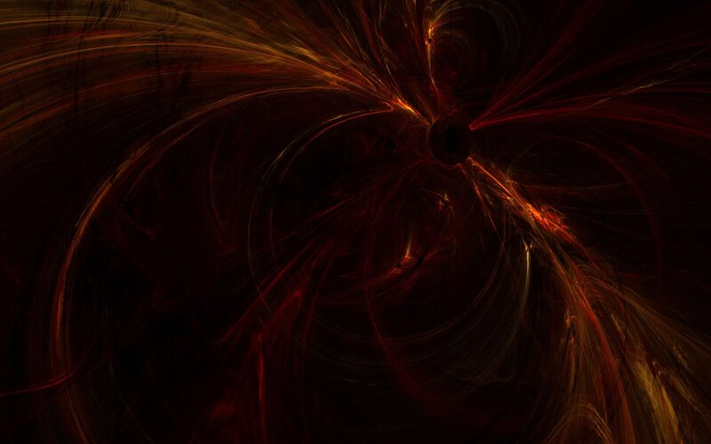 abstract red and gold swirl