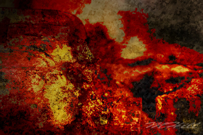 abstract red and gold texture
