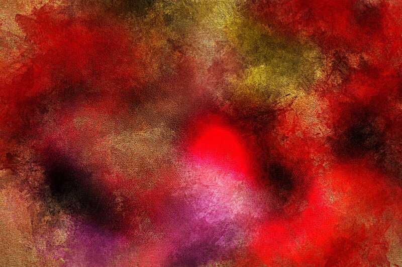 Abstract Red and Gold Texture — Dramatic