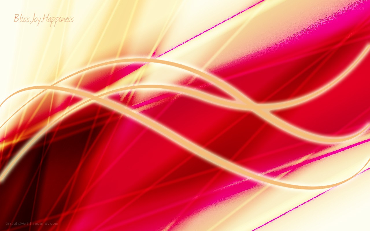 Abstract red and gold wave design