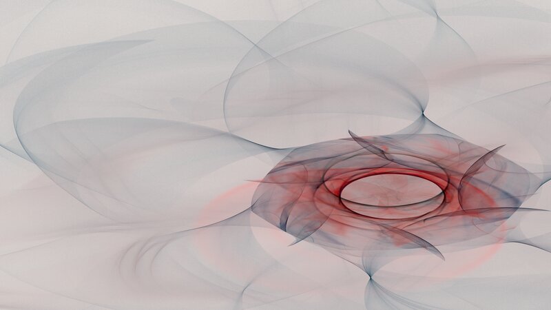 Abstract Red and Gray Swirls — Ethereal
