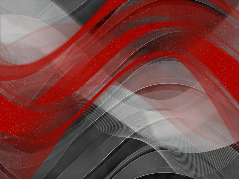 Abstract Red and Gray Waves