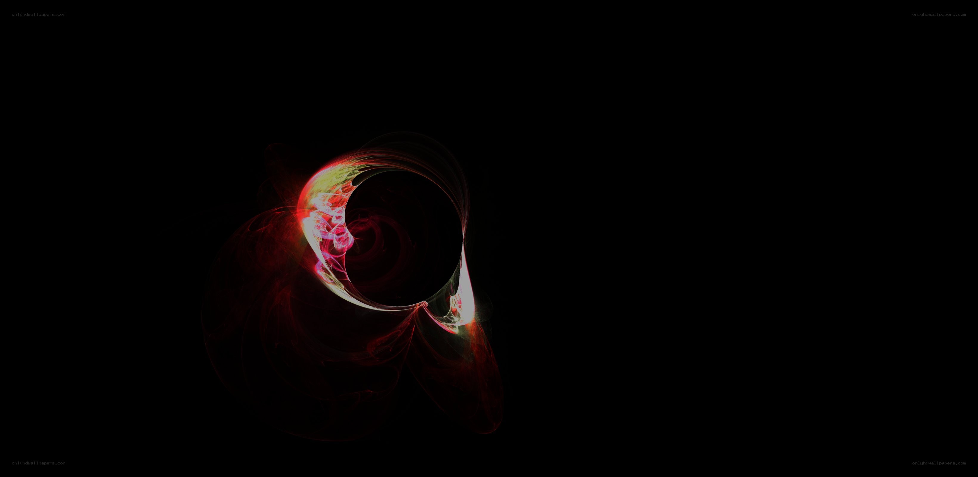 abstract red and green swirl