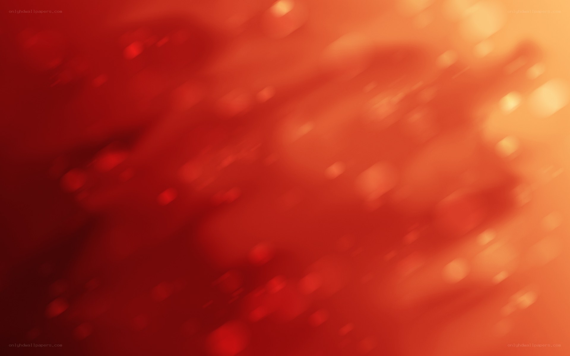 abstract red and orange blur