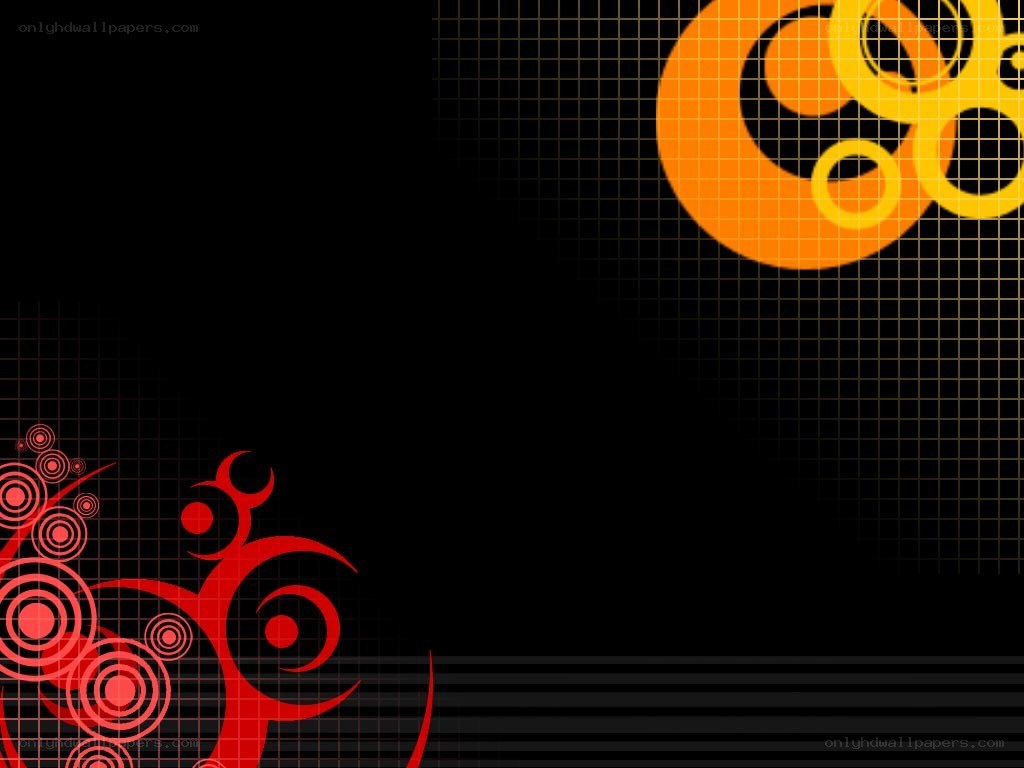 abstract red and orange design