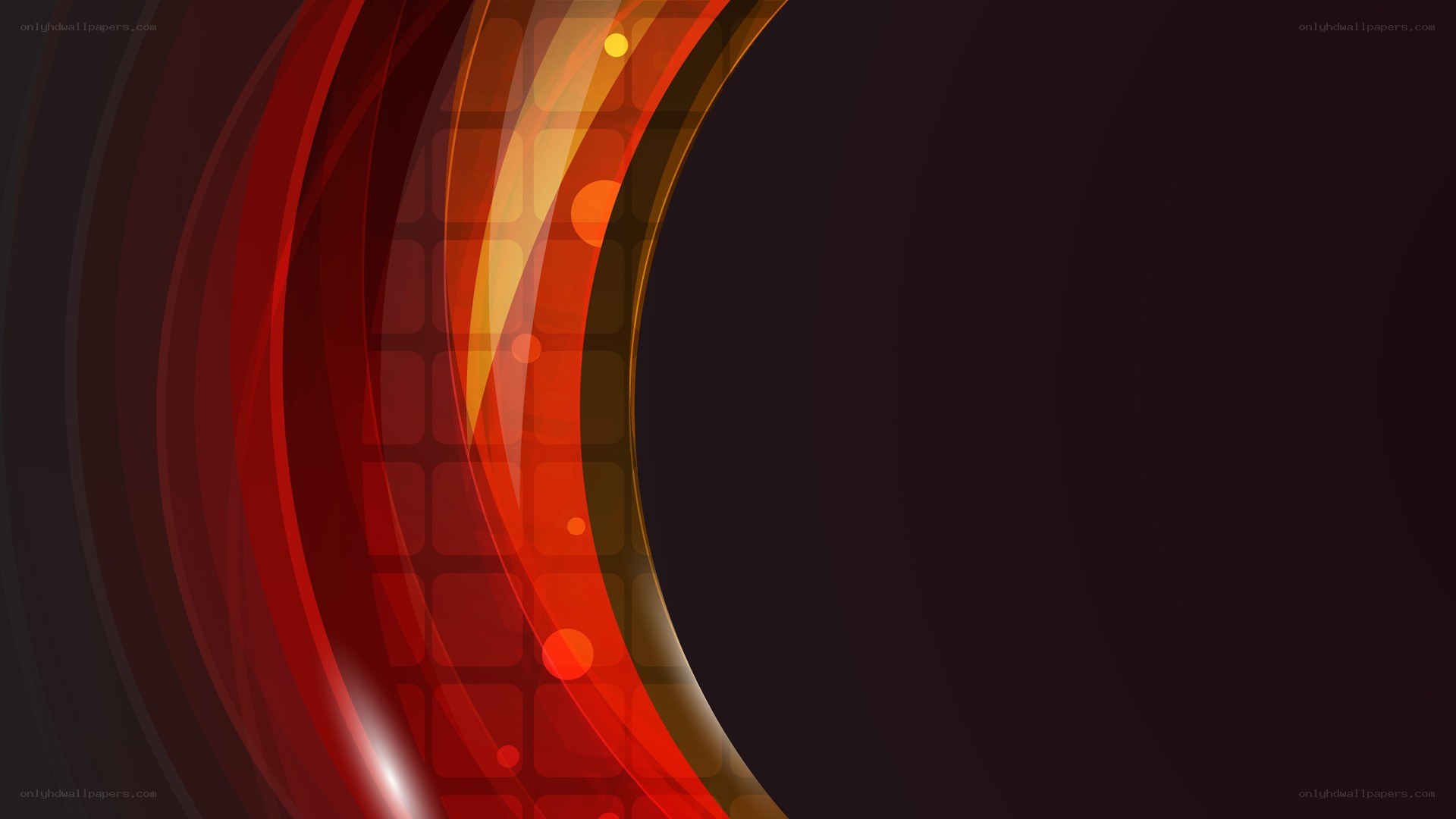 abstract red and orange design