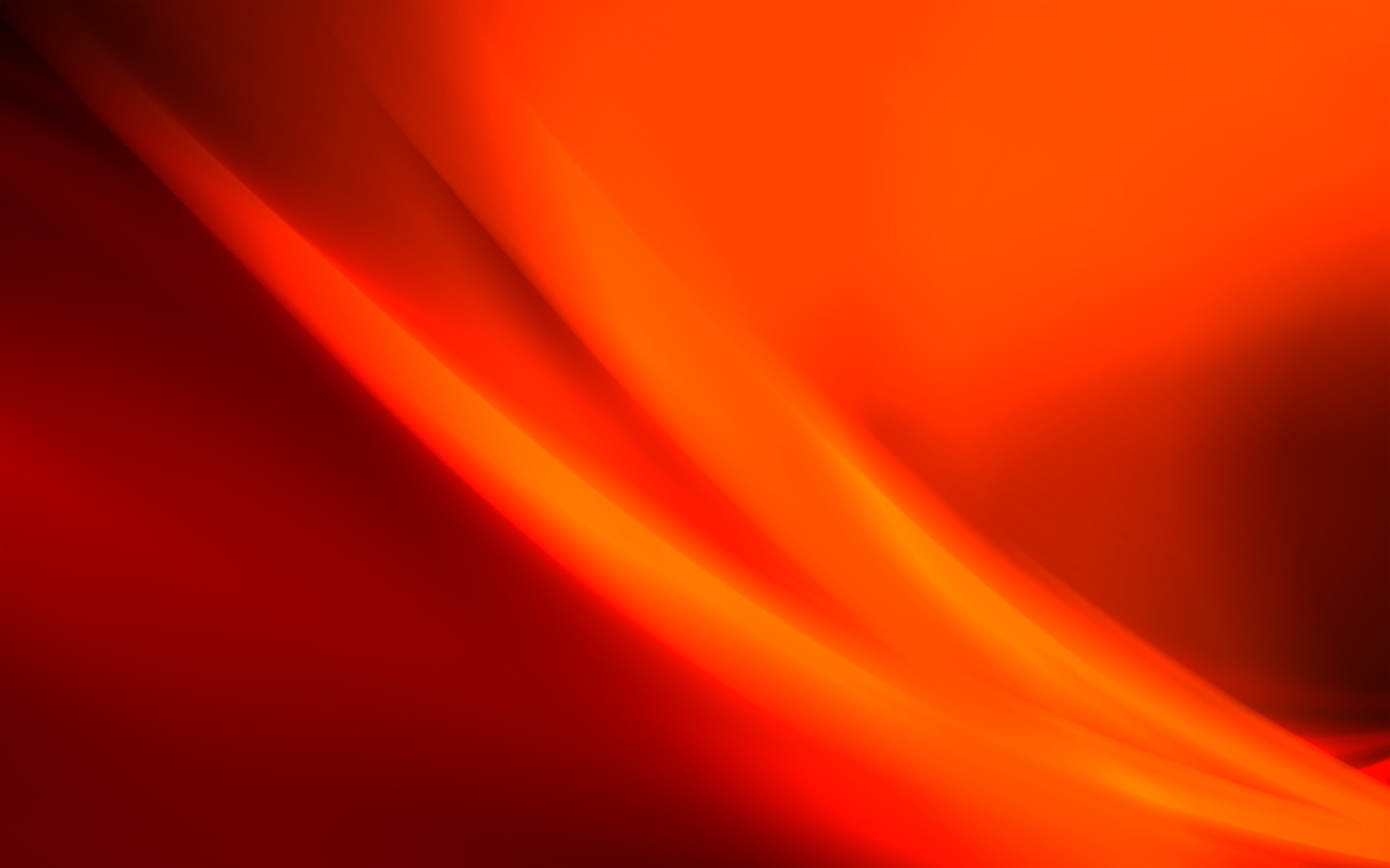 Abstract red and orange flow