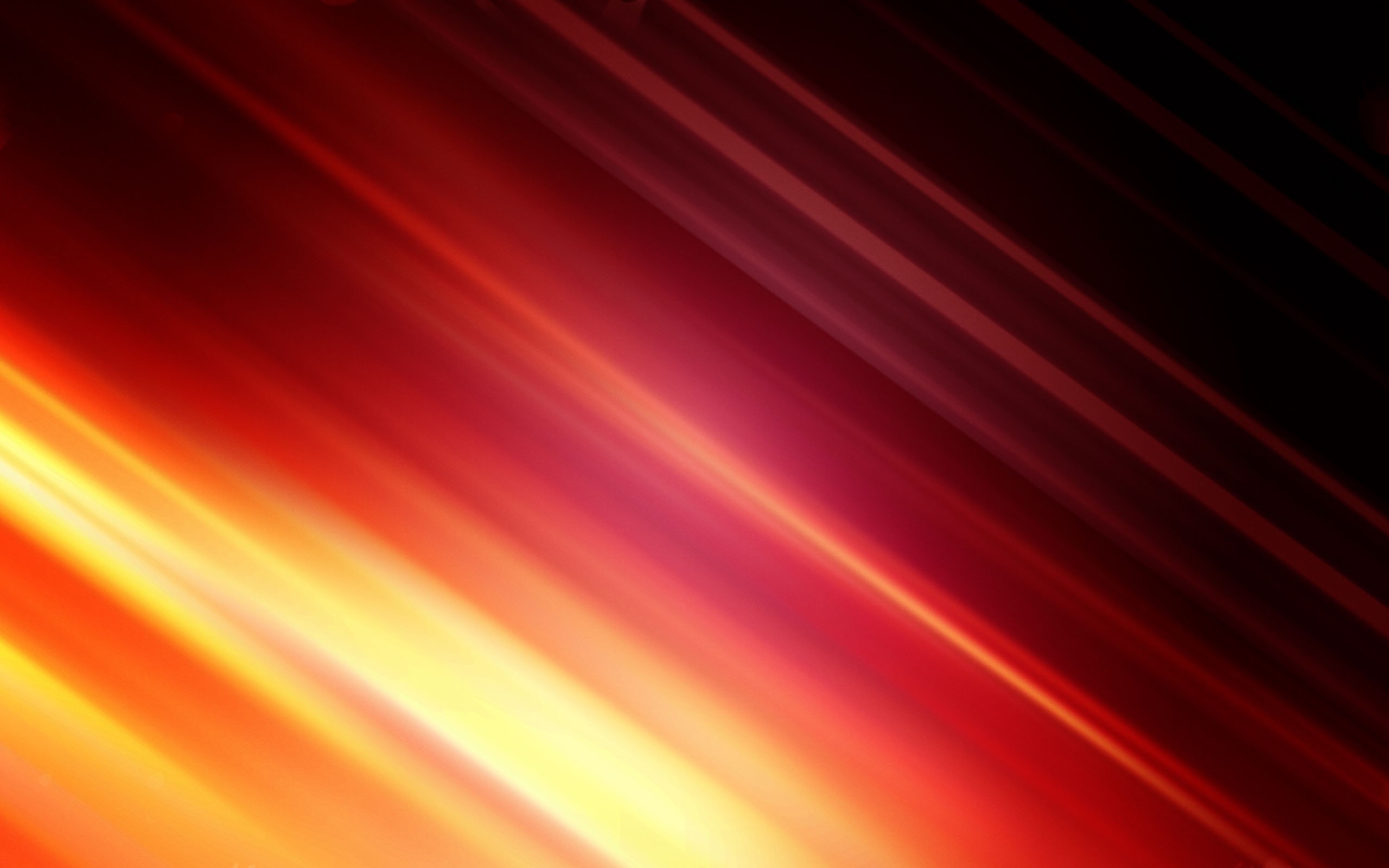 Abstract red and orange light streaks