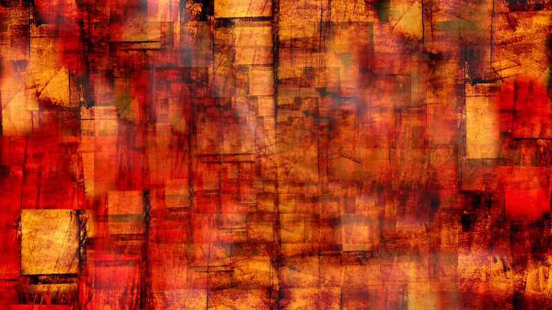 Abstract Red and Orange Pattern — Intense