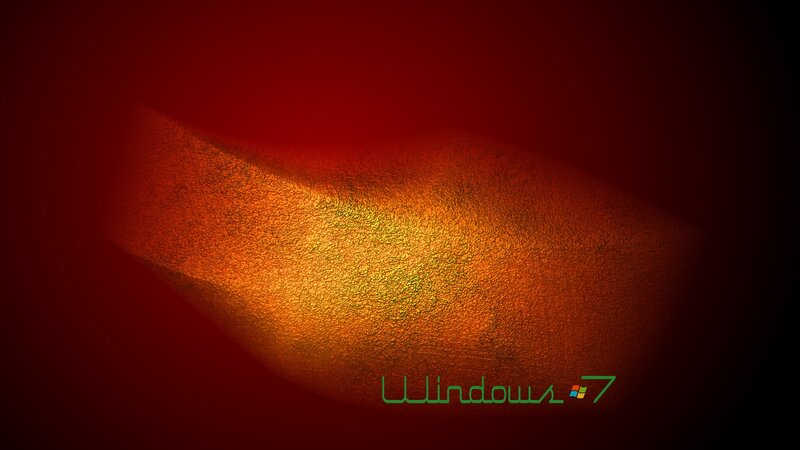 Abstract Red and Orange Shape