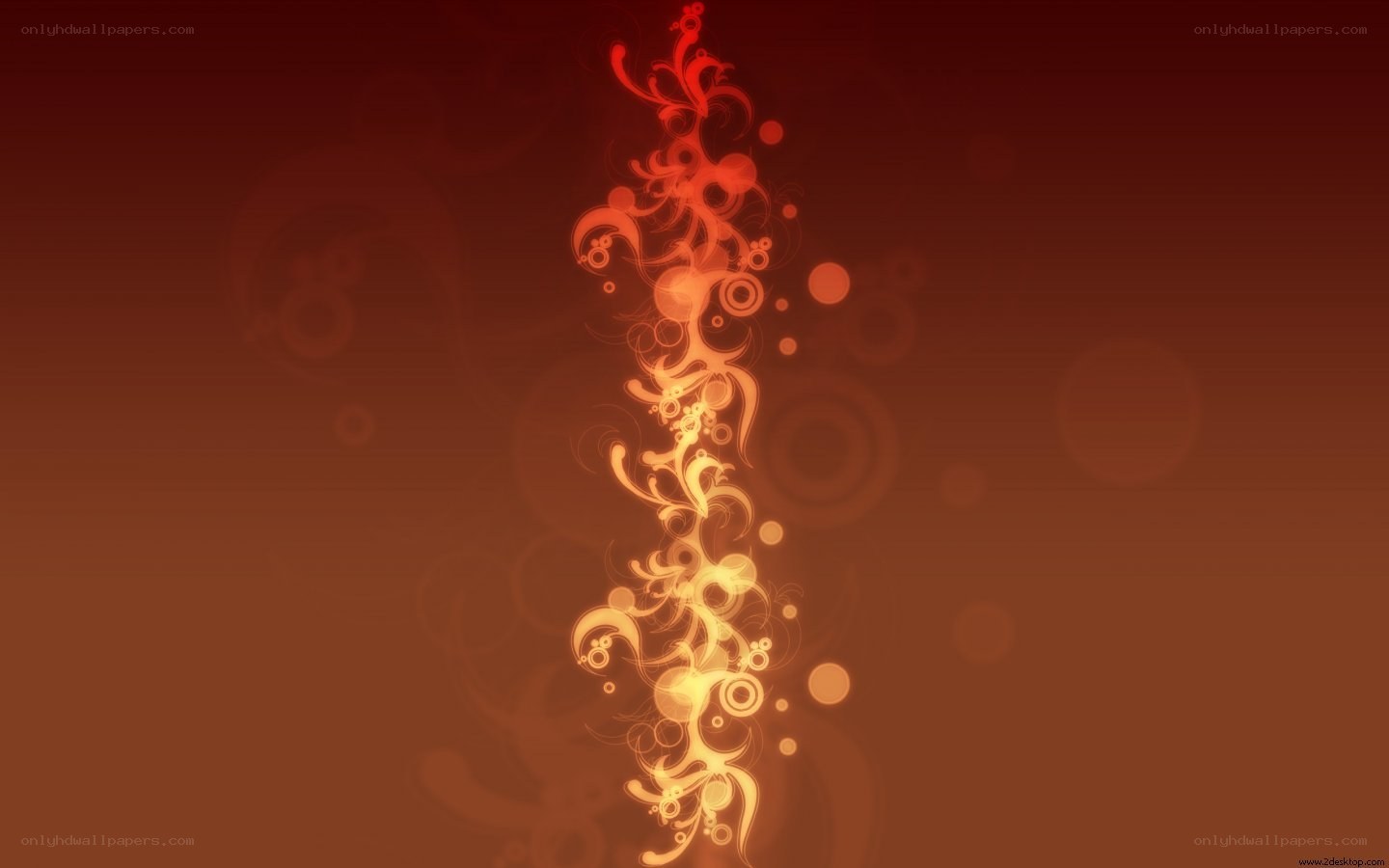 abstract red and orange swirls