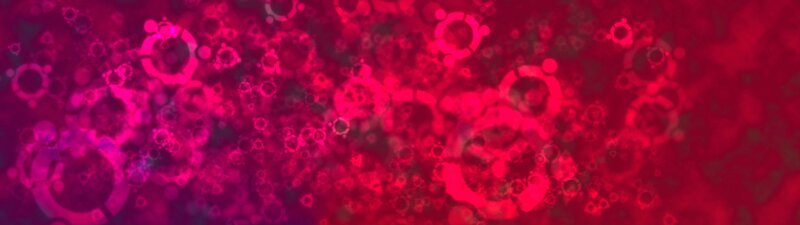 abstract red and pink circles