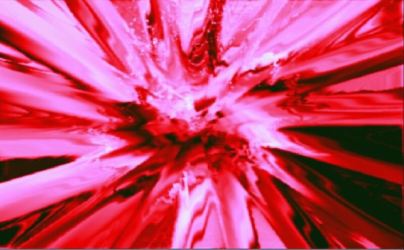 abstract red and pink explosion