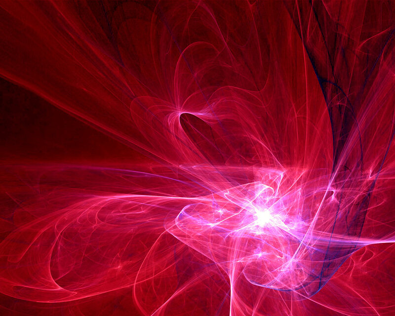 Abstract red and pink fractal