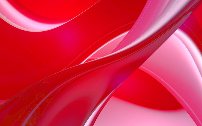 Abstract red and pink swirls