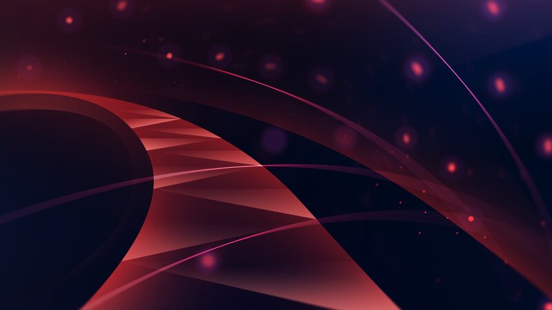 Abstract Red and Purple Curves
