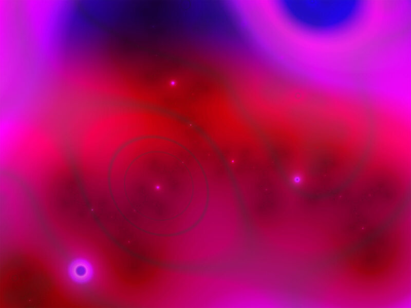 Abstract red and purple fractal