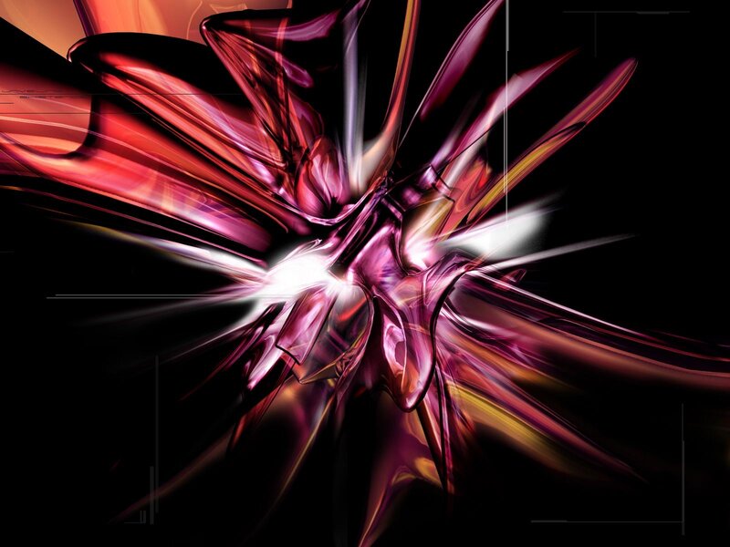 Abstract red and purple fractal design