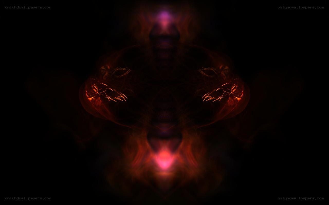 abstract red and purple light form