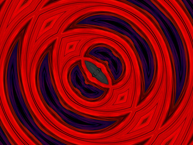 Abstract red and purple swirl
