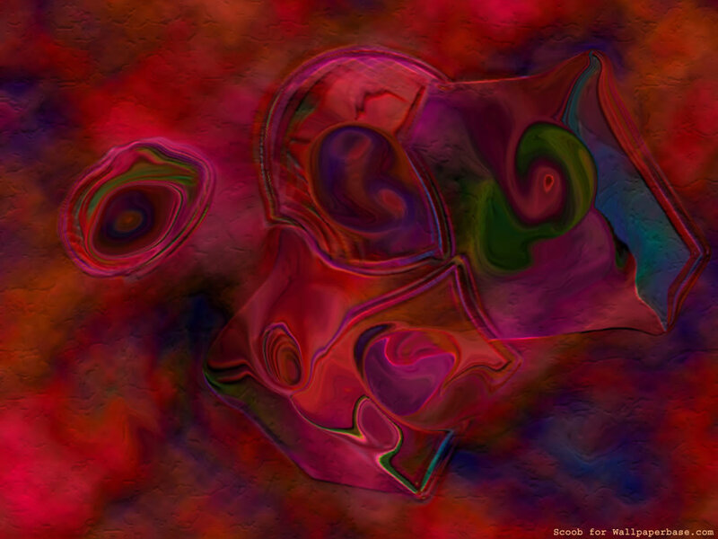 abstract red and purple swirls