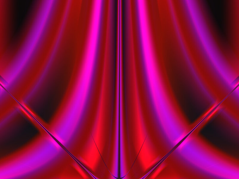 Abstract Red and Purple Waves — Dramatic