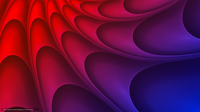 Abstract Red and Purple Waves — Dynamic