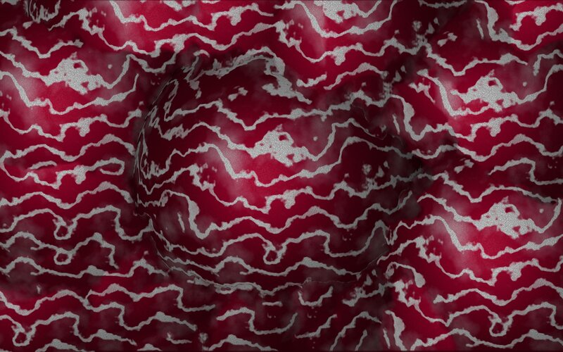 abstract red and silver pattern