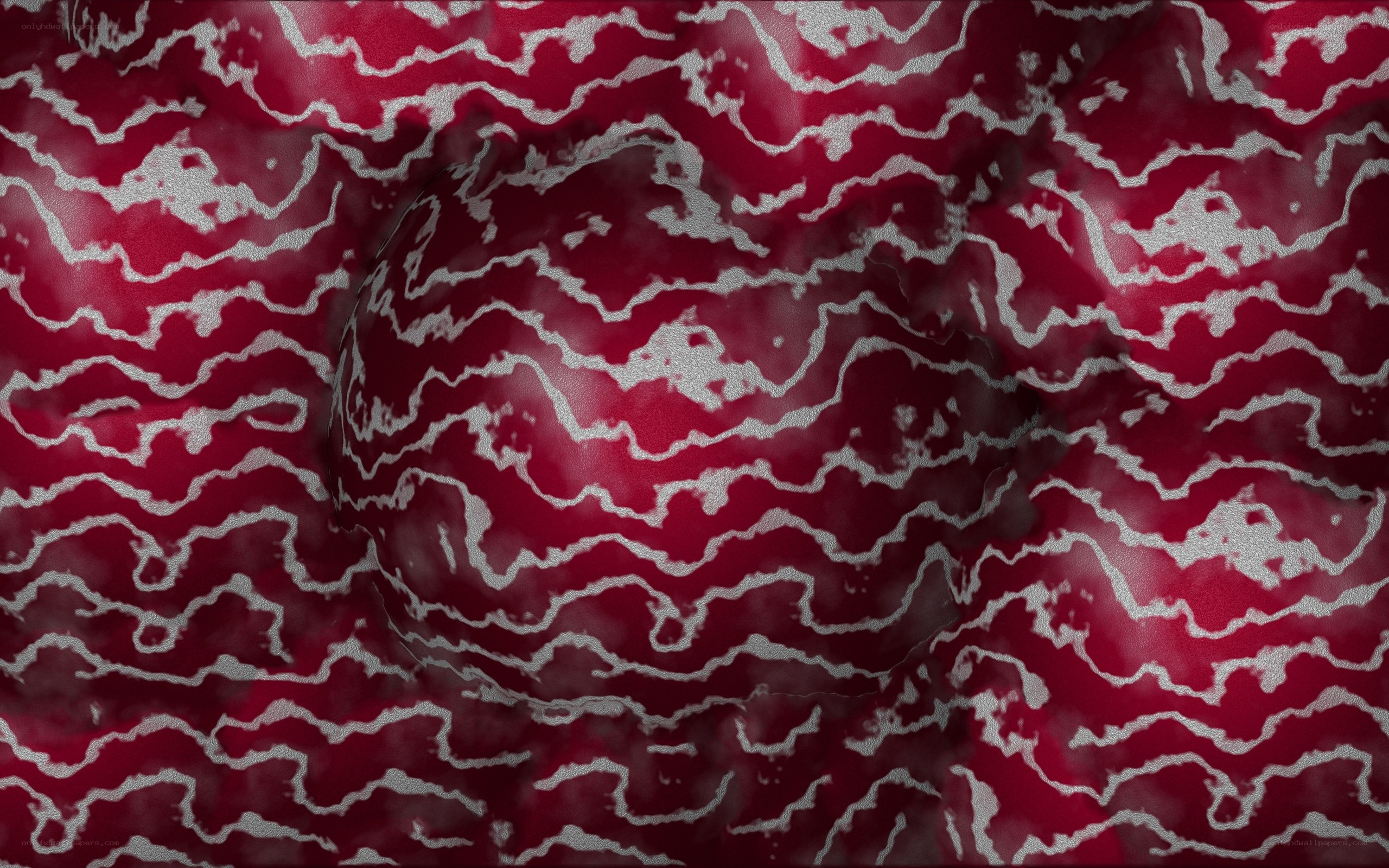 abstract red and silver pattern