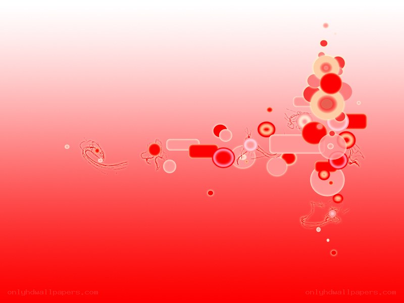 abstract red and white design