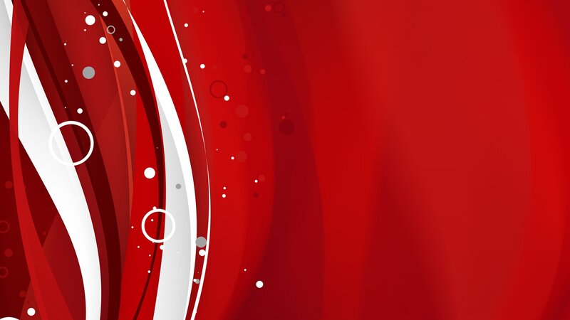 Abstract Red and White Design — Dynamic, Vector Art, Circles, Curves