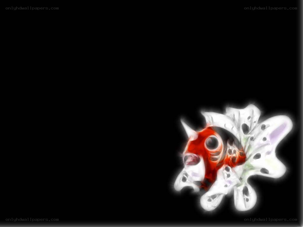 abstract red and white figure