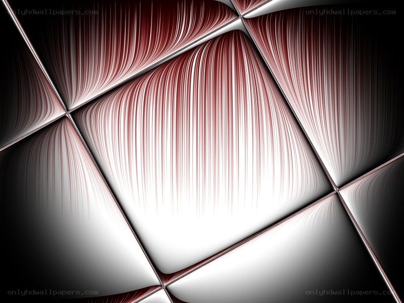 Abstract red and white fractal pattern