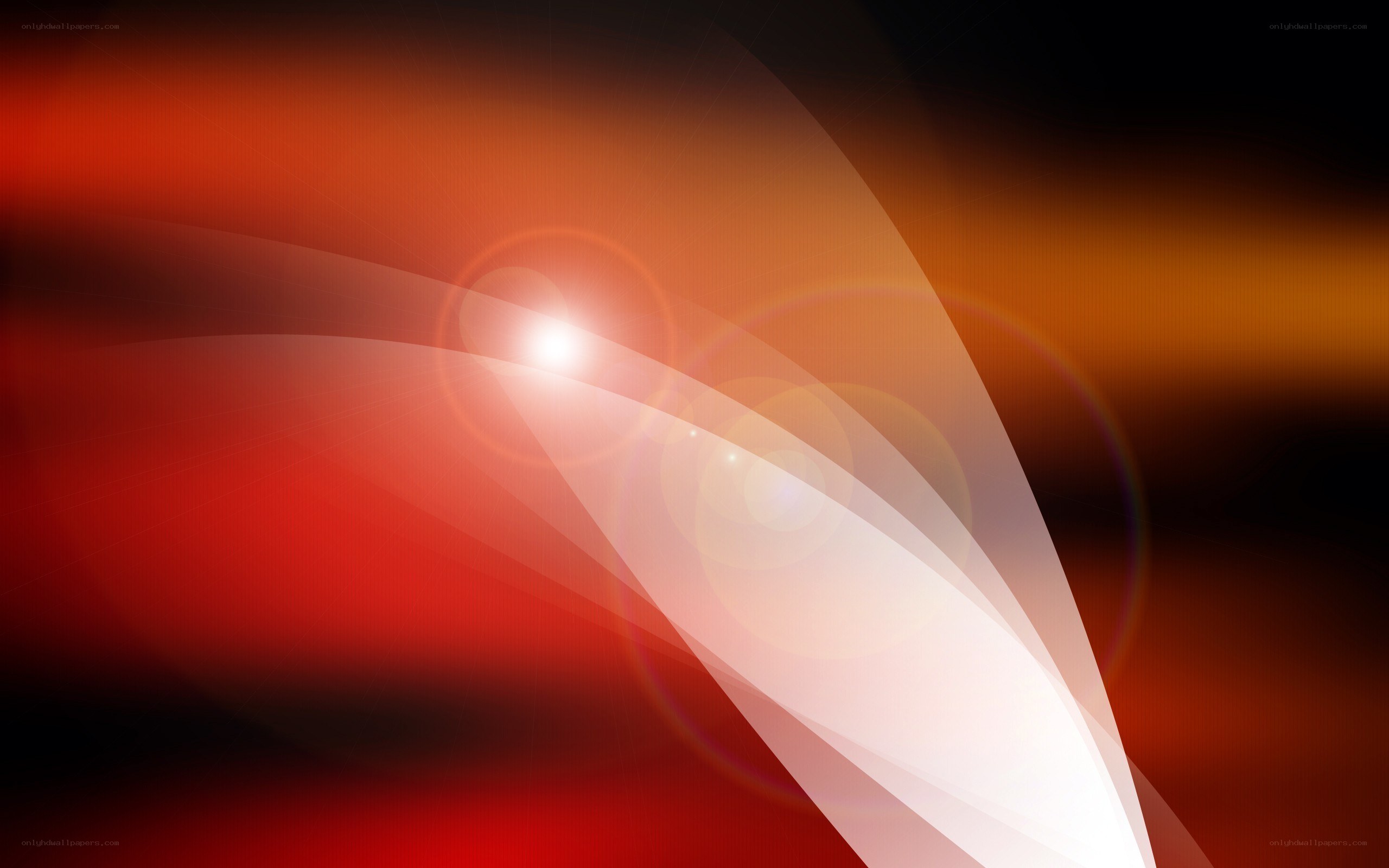 Abstract red and white light design