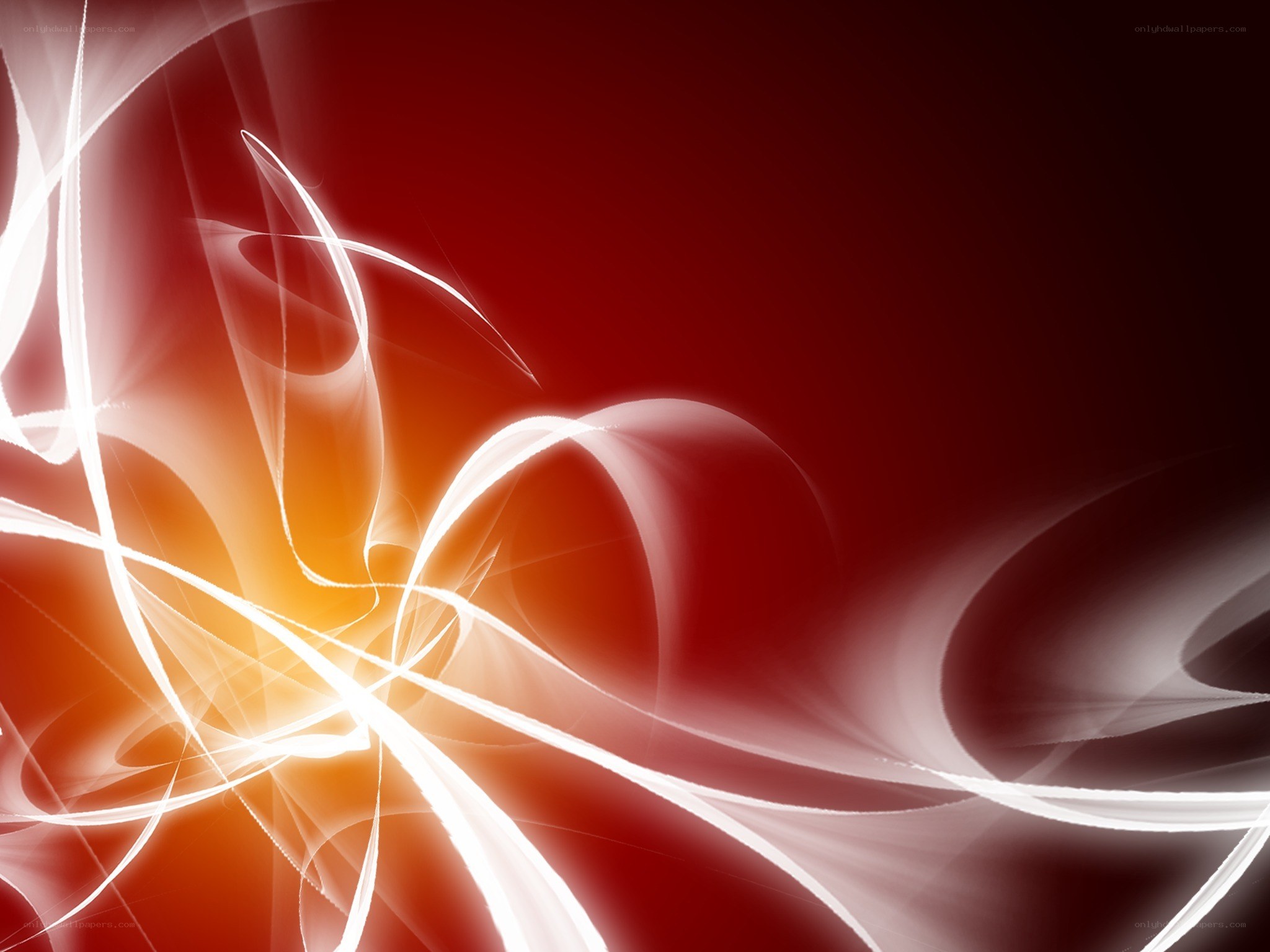 Abstract red and white light design