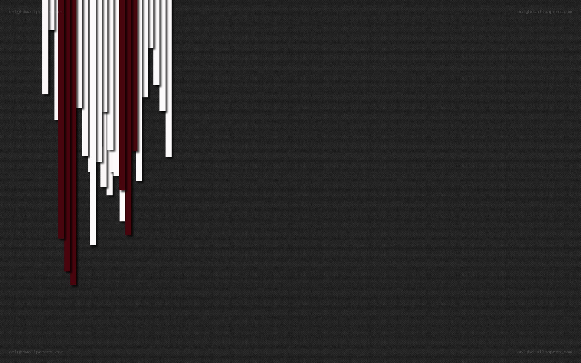 abstract red and white lines on black