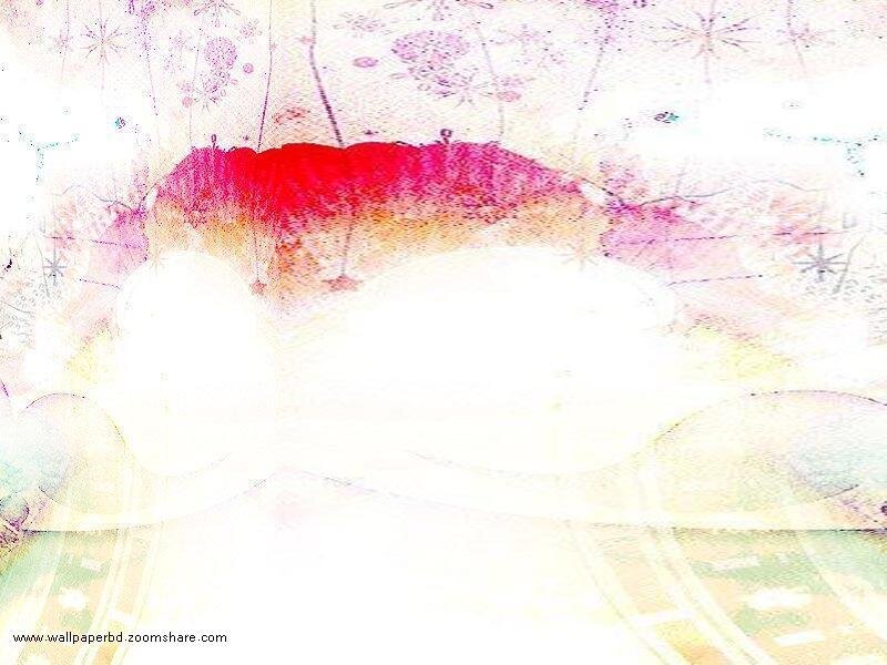 Abstract Red and White Shapes — Dreamy