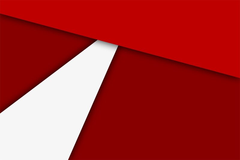 Abstract Red and White Shapes — Geometric