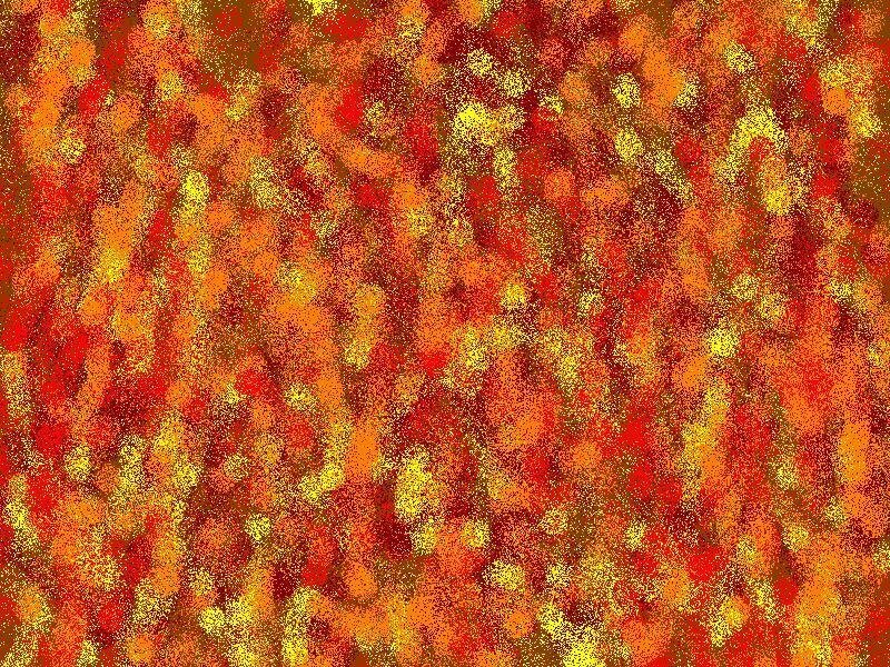 Abstract Red and Yellow Pattern — Chaotic