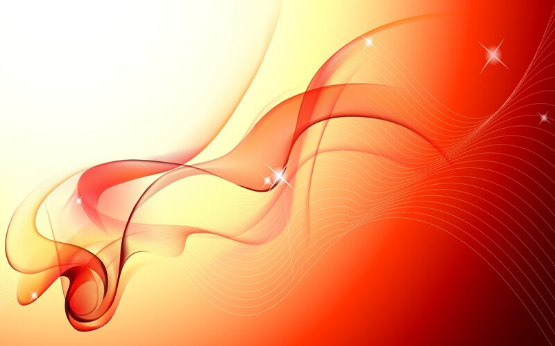 Abstract Red and Yellow Waves — Dynamic